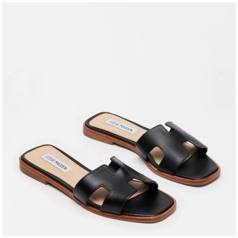 Steve Madden • HADYN BLACK LEATHER - Picture 8 of 8